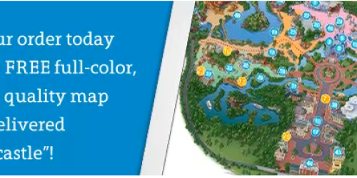 FREE Walt Disney World Customized Map + FREE Shipping (Great Keepsake – Available Again!)
