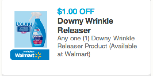 New $1/1 Downy Wrinkle Releaser Coupon (No Size Restrictions!) = Travel Size Only 47¢ at Walmart