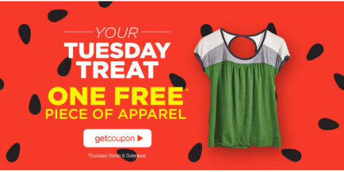 Sears Outlet: FREE Apparel Item – No Purchase Necessary (Today Only!)