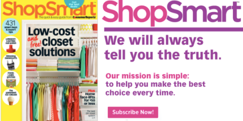 ShopSmart Magazine One Year Subscription Only $14.96 (Today Only)