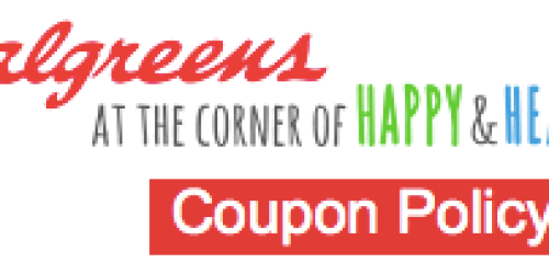 Walgreens: Updated Coupon Policy