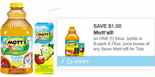 Safeway & Affiliates: *HOT* Mott’s for Tots 64oz Apple Juice Only $0.67 Each (Today Only!)
