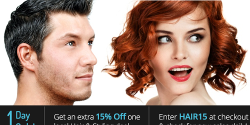 Groupon: 15% Off ANY Local Hair or Styling Deal (Today Only!)