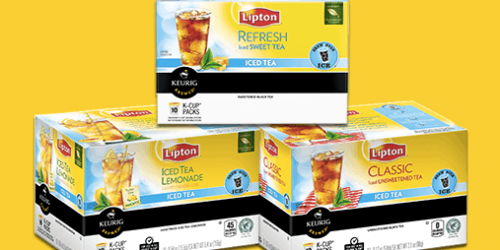 High Value $2/1 Lipton Tea K-Cups Coupon