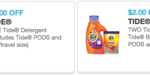 High Value $1/1 & $2/2 Tide Laundry Detergent Coupons (Reset!) = Great Deals at Rite Aid & Walgreens