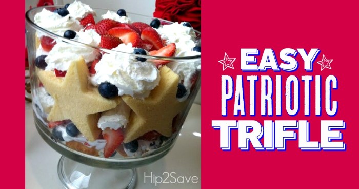 Easy Patriotic Trifle Hip2Save