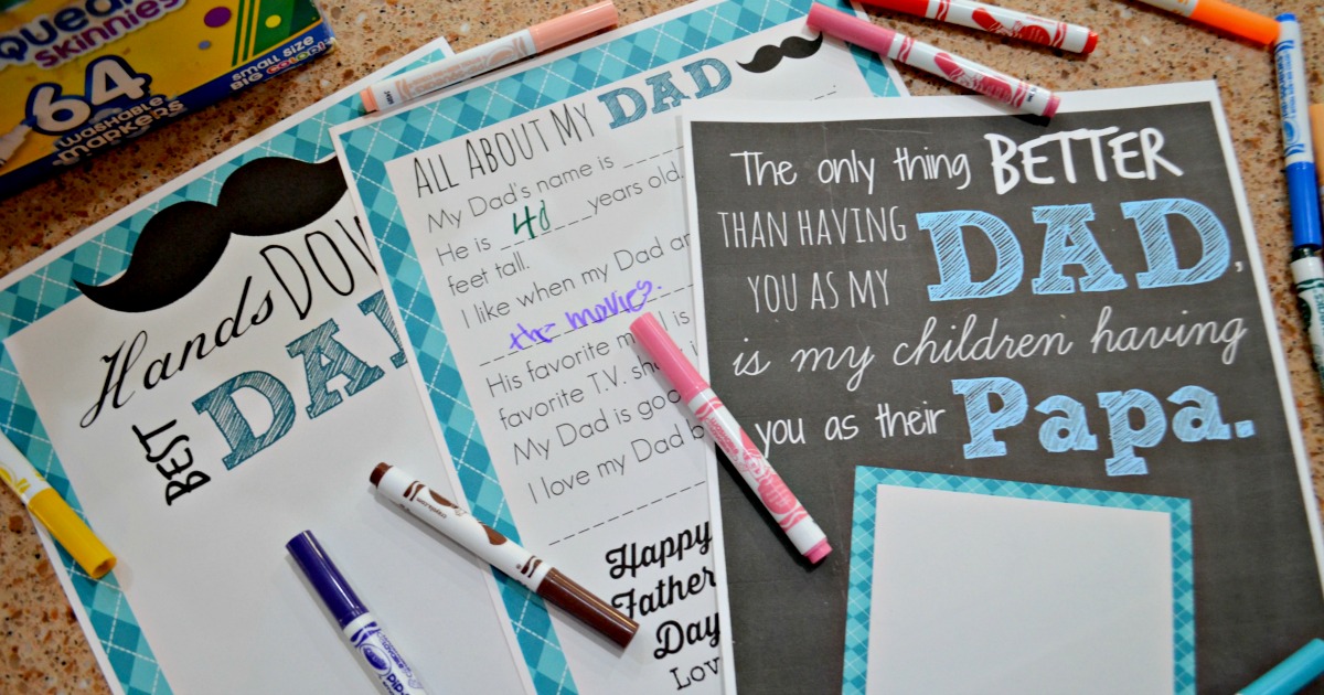 DIY Father's Day printables