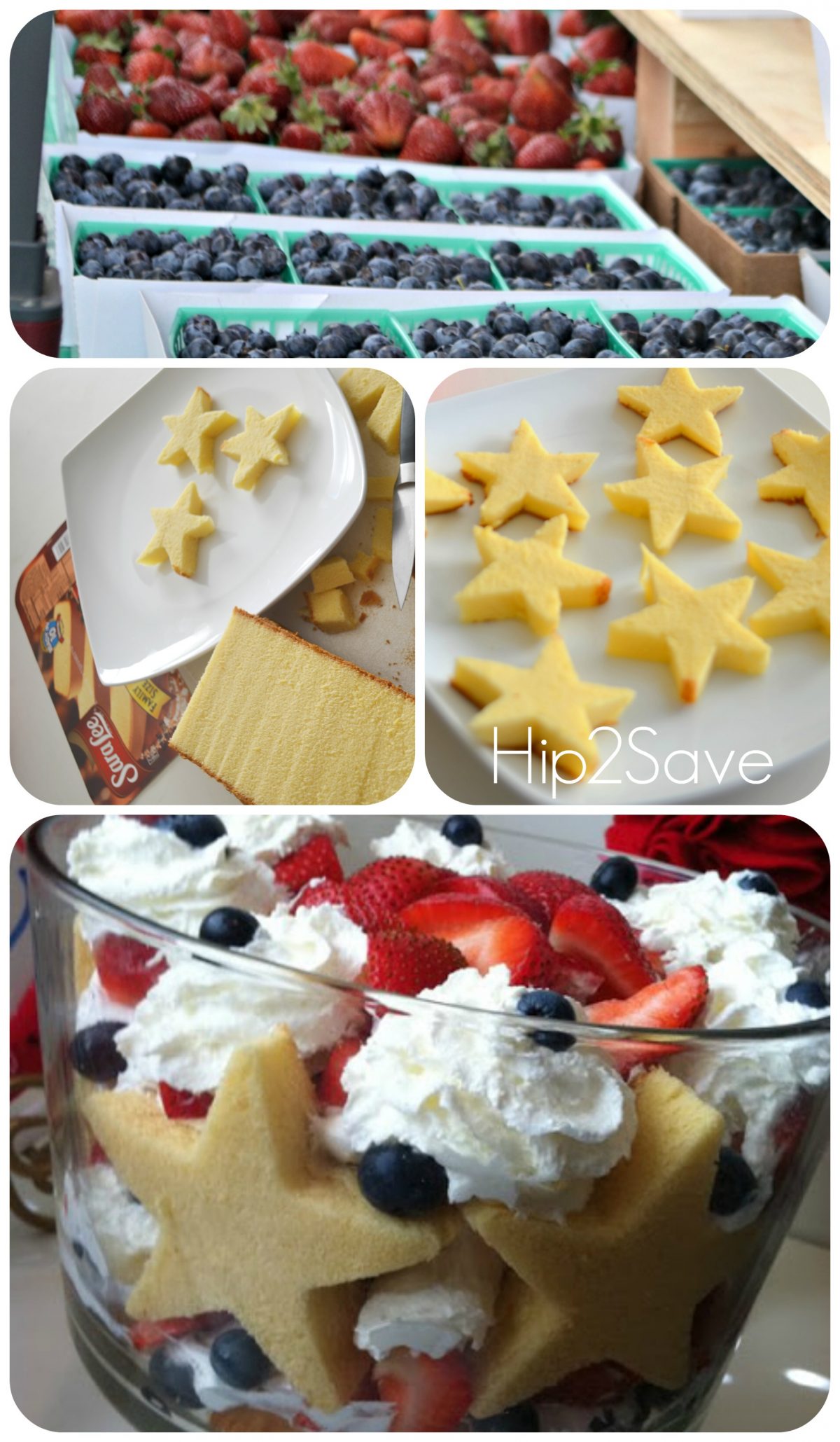 How to make a 4th of July Trifle with poundcake