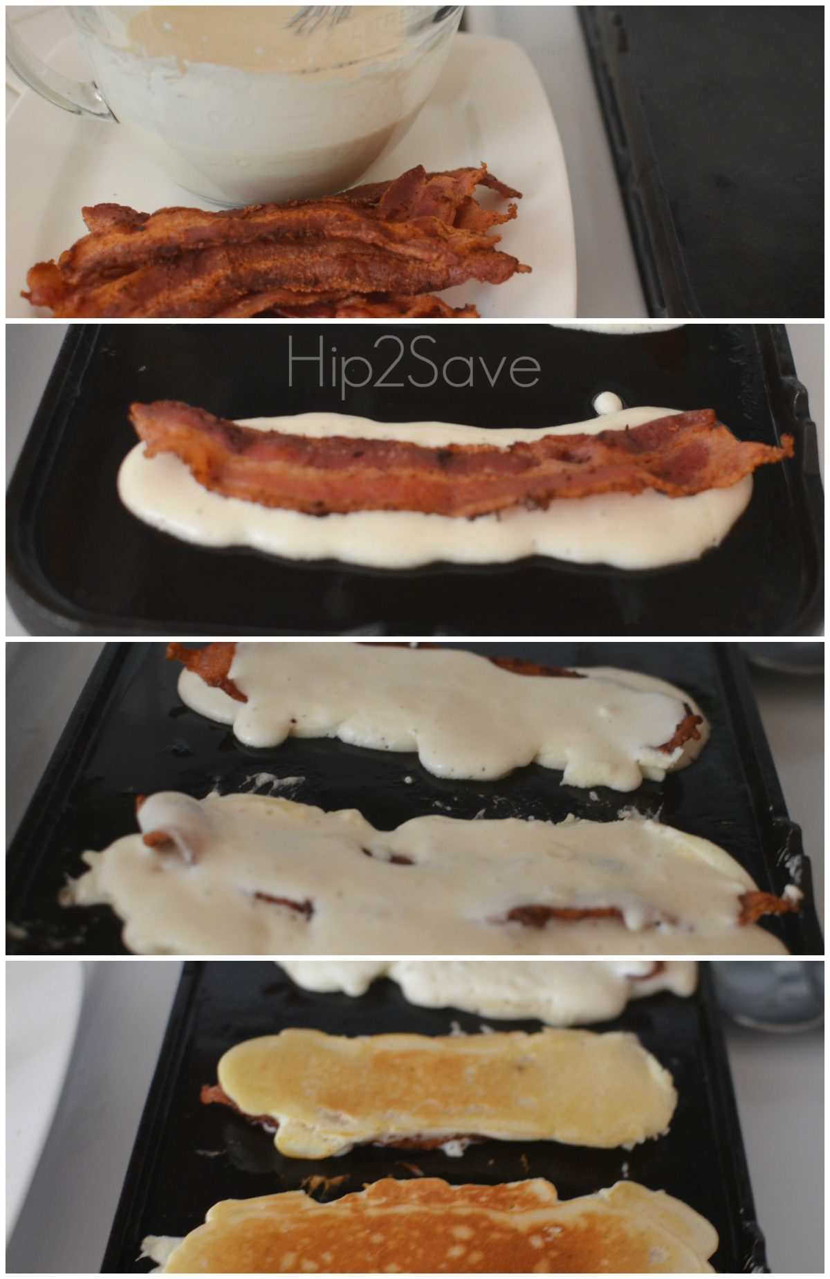 How to make bacon pancakes Hip2Save