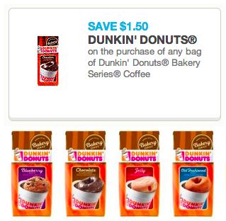 New $1.50/1 Dunkin Donuts Bakery Series Coffee Coupon + CVS & Rite Aid ...