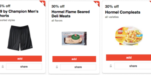 Target: High Value Cartwheel Offers – 30% Off Hormel Deli Meats & Compleats + More