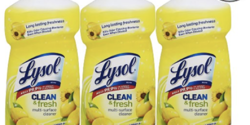 Amazon: Lysol All Purpose Cleaner Pourable, 40 Ounce Bottles, Only $1.85 Each Shipped