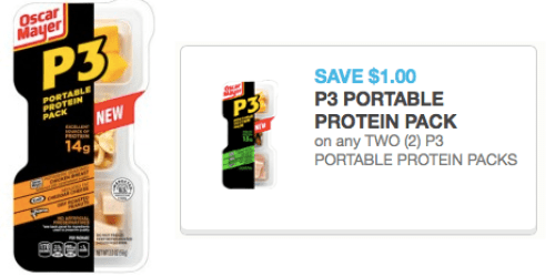 New $1/2 Oscar Mayer P3 Portable Protein Packs Coupon = Only 50¢ at Target