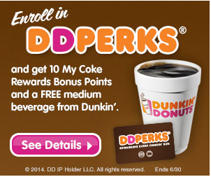 My Coke Rewards: 10 Bonus Points (Just Enroll in the DD Perks Rewards ...