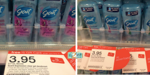 Target: Secret Scent Expressions & Outlast Deodorants Only $1.28 Each (After Gift Card Offer)