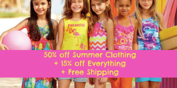 The Children’s Place: 50% Off Summer Items + Extra 15% Off Everything & Free Shipping (Today Only!)