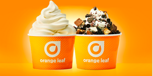 Orange Leaf: Buy 1 Get 1 Free Frozen Yogurt on 6/4