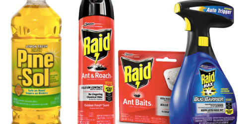 New Pine-Sol and Raid Product Coupons