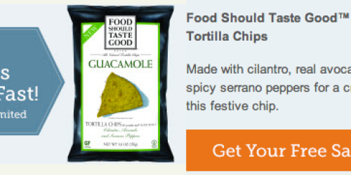 Live Better America Members: Free Food Should Taste Good Guacamole Chips Sample (Check Your Email!)