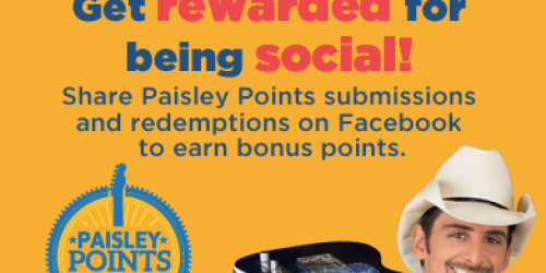 Kraft Foods Paisley Points: Earn Points for Kraft Purchases at Walmart = Score Gift Cards + More (30 Bonus Points w/ code hip2savepaisleypoints)