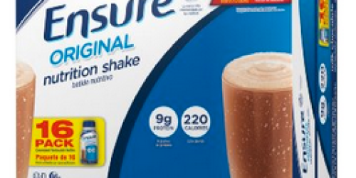 Amazon: Ensure Milk Chocolate Nutrition Shake 8 oz Bottles Only 84¢ Each