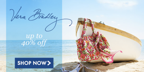 Zulily.com: Up to 40% Off Vera Bradley Handbags, Baby Items & Accessories
