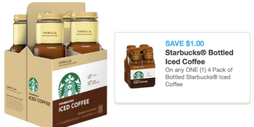 $1/1 Starbucks Bottled Iced Coffee Coupon (Reset!)