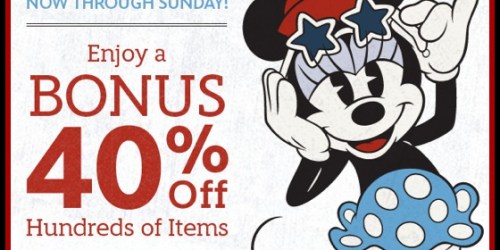 DisneyStore.com: 40% Off Select Items (Last Day!)
