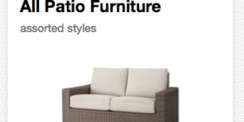 Target: *HOT* 40% Off All Patio Furniture Cartwheel Savings Offer (Today Only!)