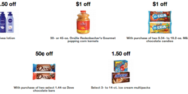 Target: A Few New Printable Store Coupons (= Snickers Ice Cream Bars as Low as Only 29¢!)