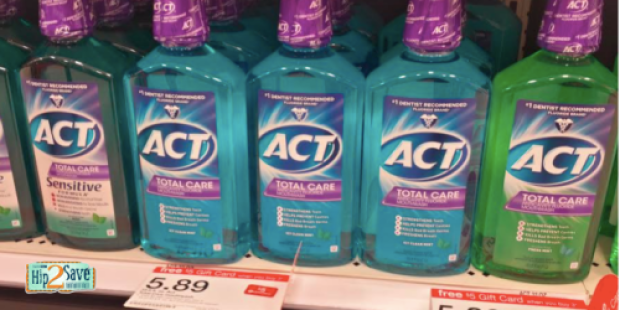 Target: Act Mouthwash Bottles as Low as Only $0.22 Each (After Gift Card)
