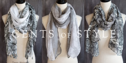 Cents of Style Scarf Clearance: 12 Different Scarves Only $5.95 Each Shipped (Up to $24.95 Value)
