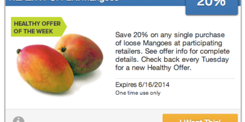 SavingStar: 20% Cash Back on Mangoes Purchase