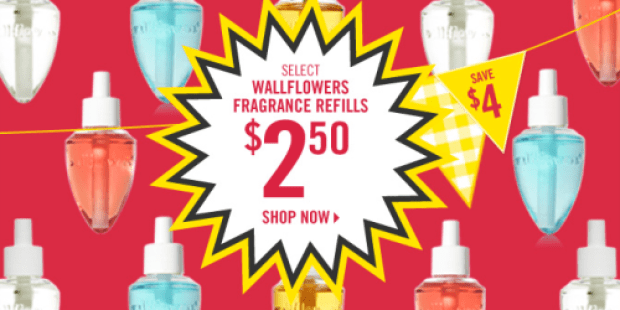 Bath & Body Works: Wallflowers as Low as $2.25 Shipped (Regularly $6.50 – Today Only!)