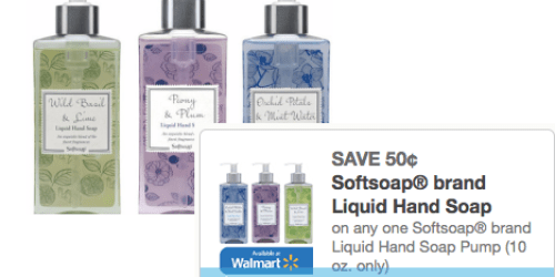 New $0.50/1 Softsoap Brand Liquid Hand Soap Coupon