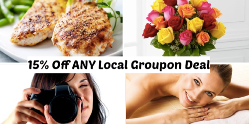 Groupon: 15% Off ANY Local Deal (Ends Tonight!)