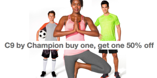 Target.com: Buy 1 Get 1 50% Off C9 by Champion Items = Men’s Tees Only $3, Shorts $7.50 & More