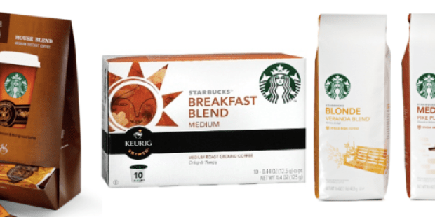 New Starbucks Coupons: Up to $6.50 Off (K-Cups, Packaged Coffee and VIA Instant Beverage)