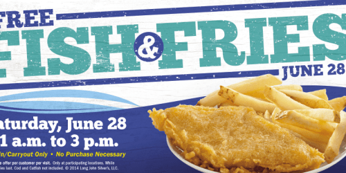 Long John Silver’s: FREE Fish & Fries on June 28th (No Purchase Required!)
