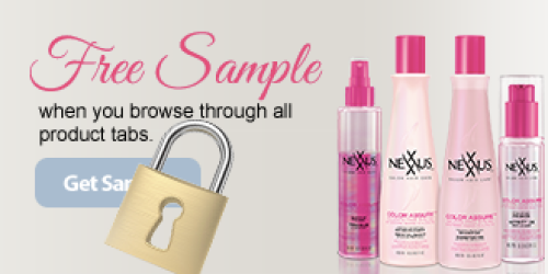 FREE Nexxus Salon Color Assure Hair Care Sample