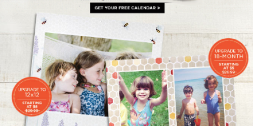 Shutterfly: Possible FREE 8×11 Calendar or FREE 8×8 Photo Book – Just Pay Shipping (Check Your Inbox)