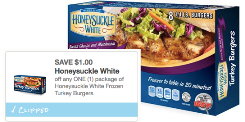 Rare $1/1 HoneySuckle White Turkey Burgers Coupon