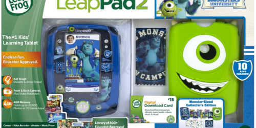 Amazon: LeapFrog LeapPad2 Explorer Kids’ Tablet Monsters University Bundle Only $49.99 Shipped