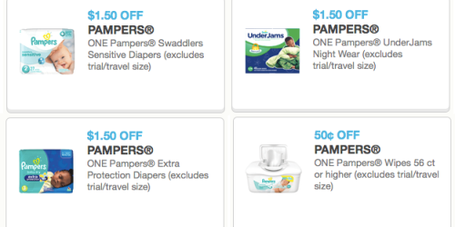 New Pampers Coupons ($5 Worth!) = Great Current & Upcoming Deals at CVS, Rite Aid & Target