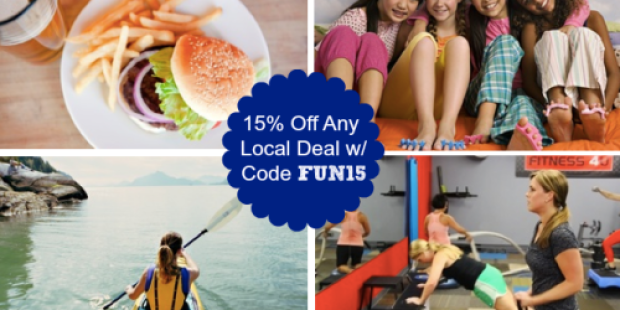 Groupon: 15% Off ANY Local Deal – Use Code FUN15