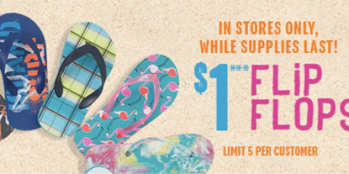 The Children Place: *HOT* Flip Flops Only $0.80 (In-Store, Through 6/23)