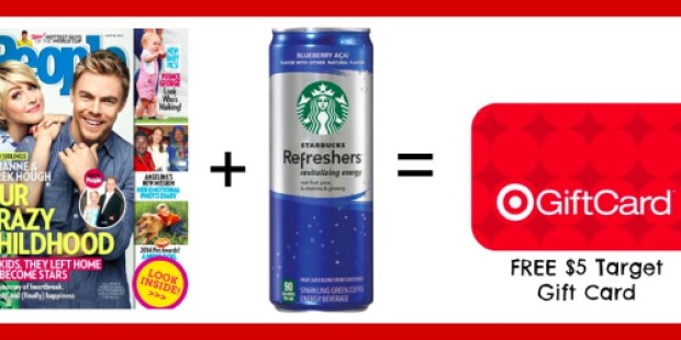 Target: Better than FREE People Magazine AND Starbucks Refresher After Gift Card Offer