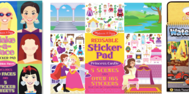 Amazon: Buy 2 Get 1 Free Select Melissa and Doug Activity Books & Pads (Great for Traveling!)