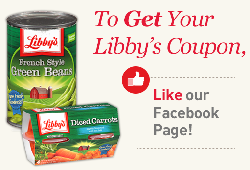 Rare $1/4 Libby's Vegetable Products Coupon