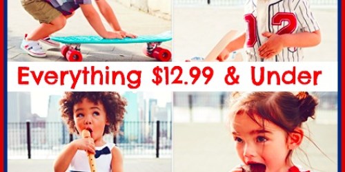 Gymboree.com: $12.99 and Under Sale